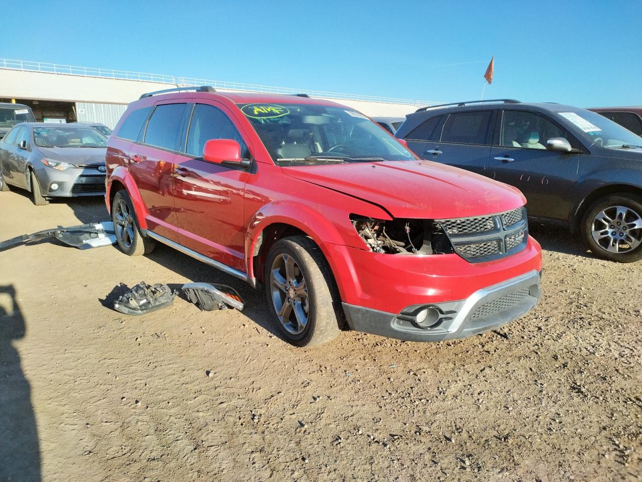 DODGE JOURNEY CR 2015 with VIN 3C4PDCGG6FT542741 - Photo from auction