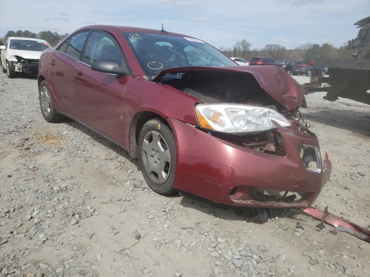 Photo 1 from auction – 2008 PONTIAC G6 VALUE L with VIN 1G2ZF57B184291384