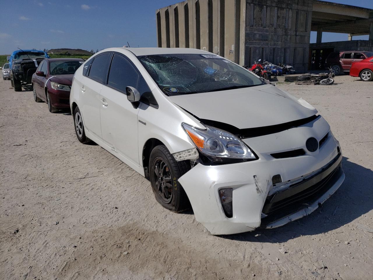 Photo 1 from auction – 2015 TOYOTA PRIUS with VIN JTDKN3DU1F1940660