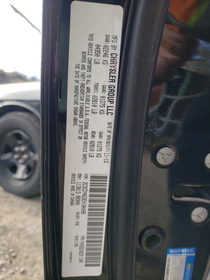 Photo 10 from auction – 2014 DODGE CHALLENGER with VIN 2C3CDYAG3EH184496