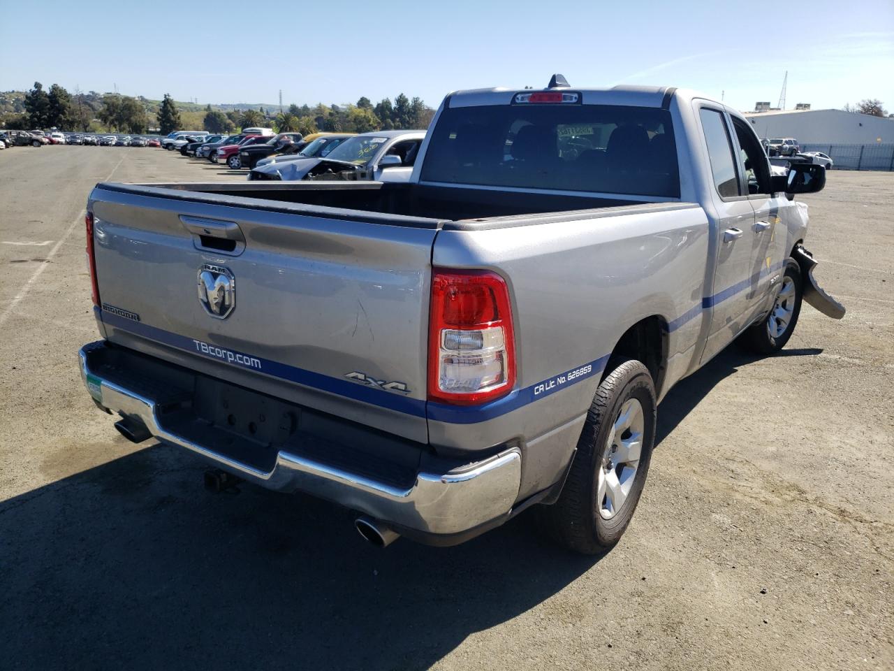 Photo 4 from auction – 2021 RAM 1500 BIG H with VIN 1C6SRFBT8MN626145