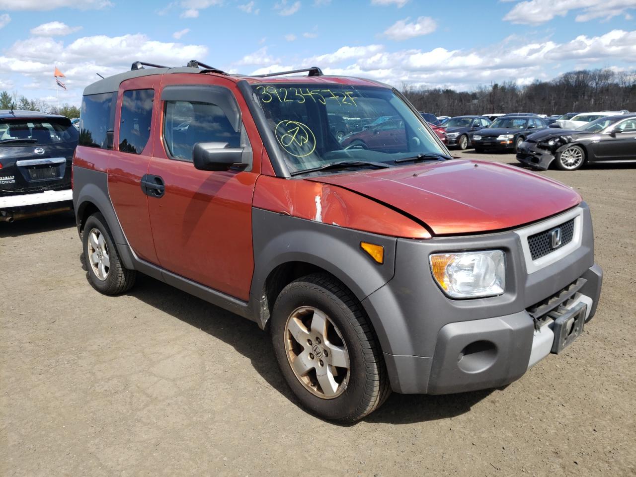 HONDA ELEMENT EX 2003 with VIN 5J6YH28673L049712 - Photo from auction