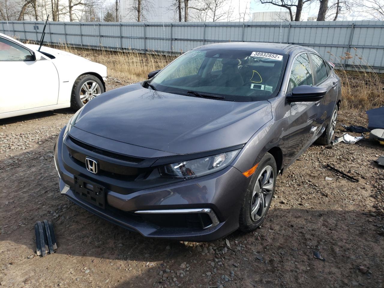 Photo 2 from auction – 2019 HONDA CIVIC LX with VIN 2HGFC2F64KH556871
