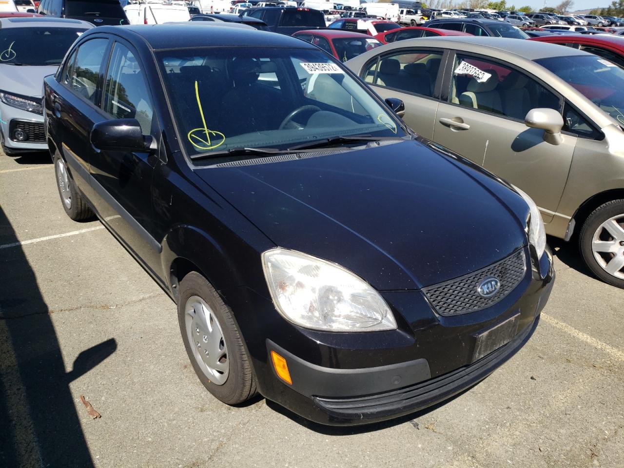 KIA RIO BASE 2009 with VIN KNADE223796486741 - Photo from auction