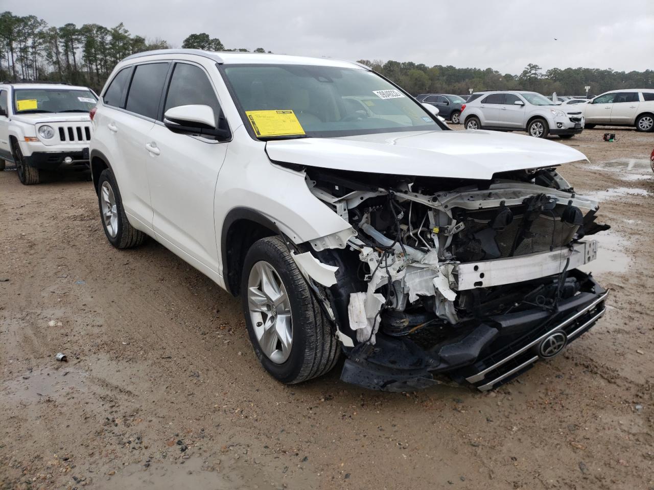TOYOTA HIGHLANDER 2018 with VIN 5TDYZRFH9JS283426 - Photo from auction