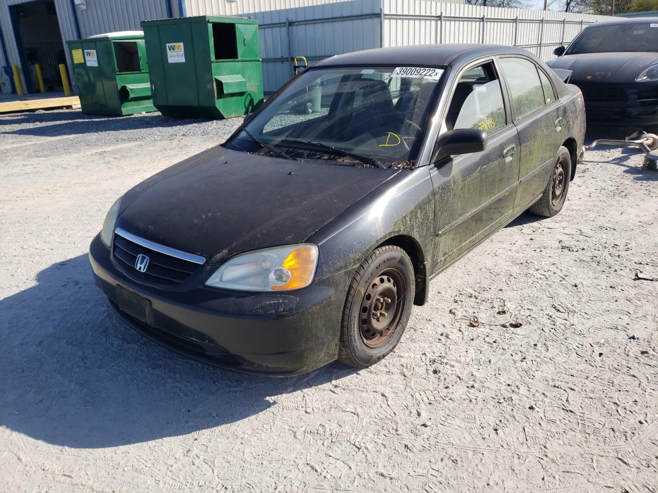 Photo 2 from auction – 2002 HONDA CIVIC LX with VIN 1HGES165X2L031767