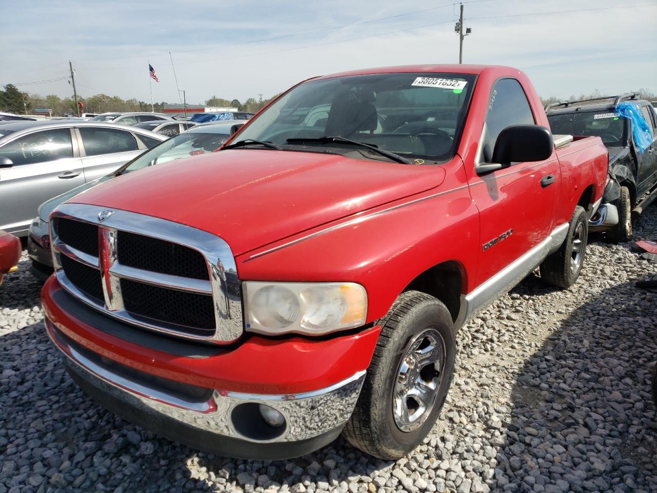 Photo 2 from auction – 2005 DODGE RAM 1500 S with VIN 1D7HA16N75J537643