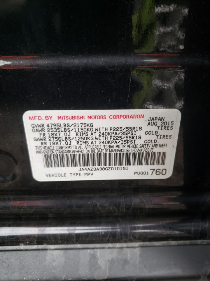 Photo 10 from auction – 2016 MITSUBISHI OUTLANDER with VIN JA4AZ3A38GZ010151