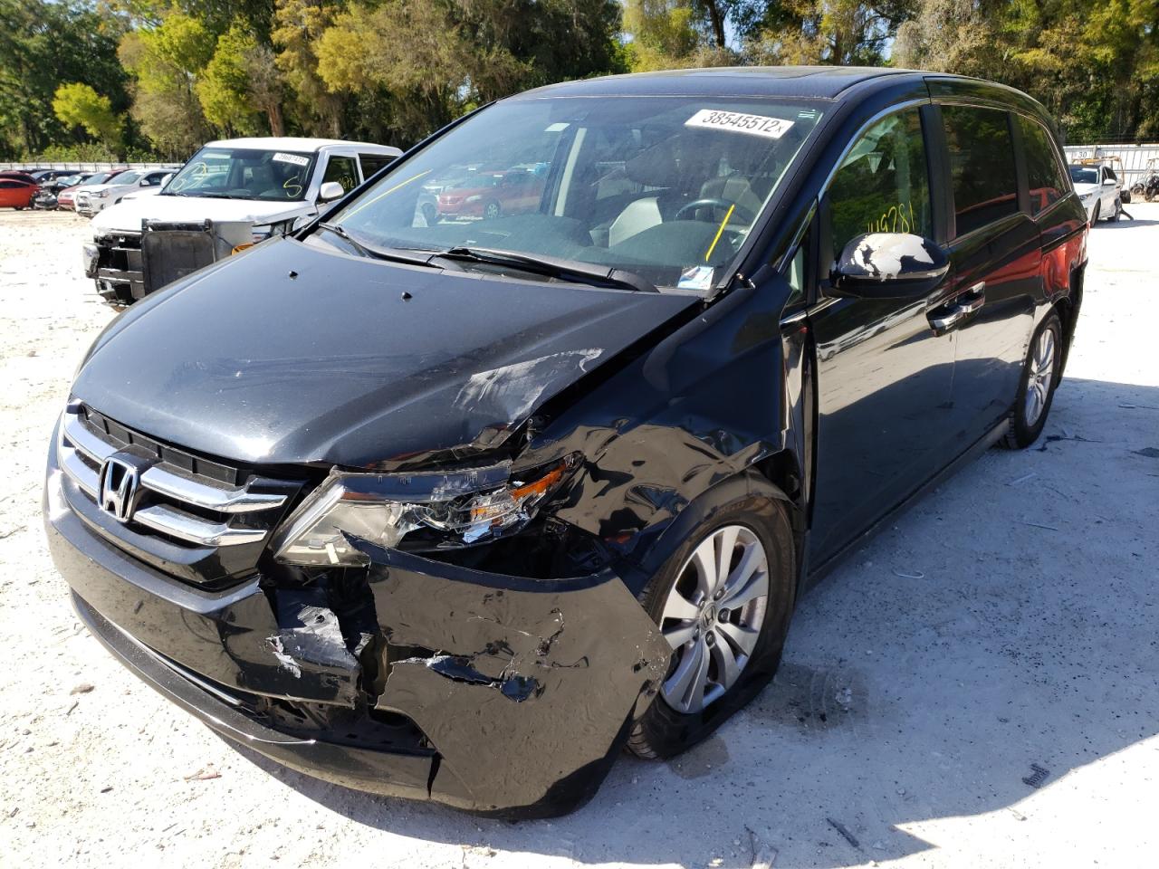 Photo 2 from auction – 2014 HONDA ODYSSEY EX with VIN 5FNRL5H66EB032674