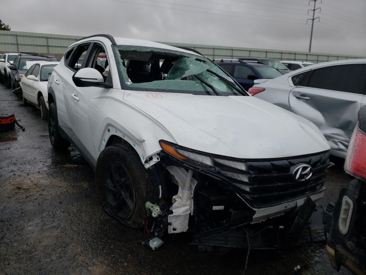HYUNDAI TUCSON SEL 2022 with VIN KM8JB3AEXNU024165 - Photo from auction