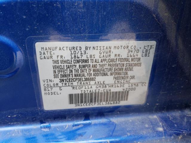 Photo 10 from auction – 2014 NISSAN VERSA NOTE with VIN 3N1CE2CP3EL386882