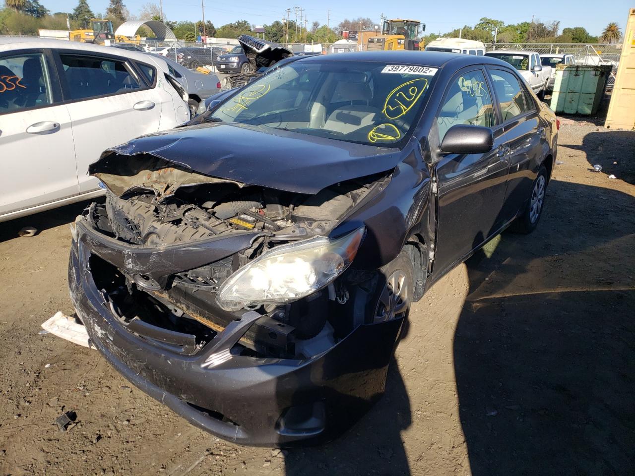 Photo 2 from auction – 2011 TOYOTA COROLLA BA with VIN JTDBU4EE3BJ107100