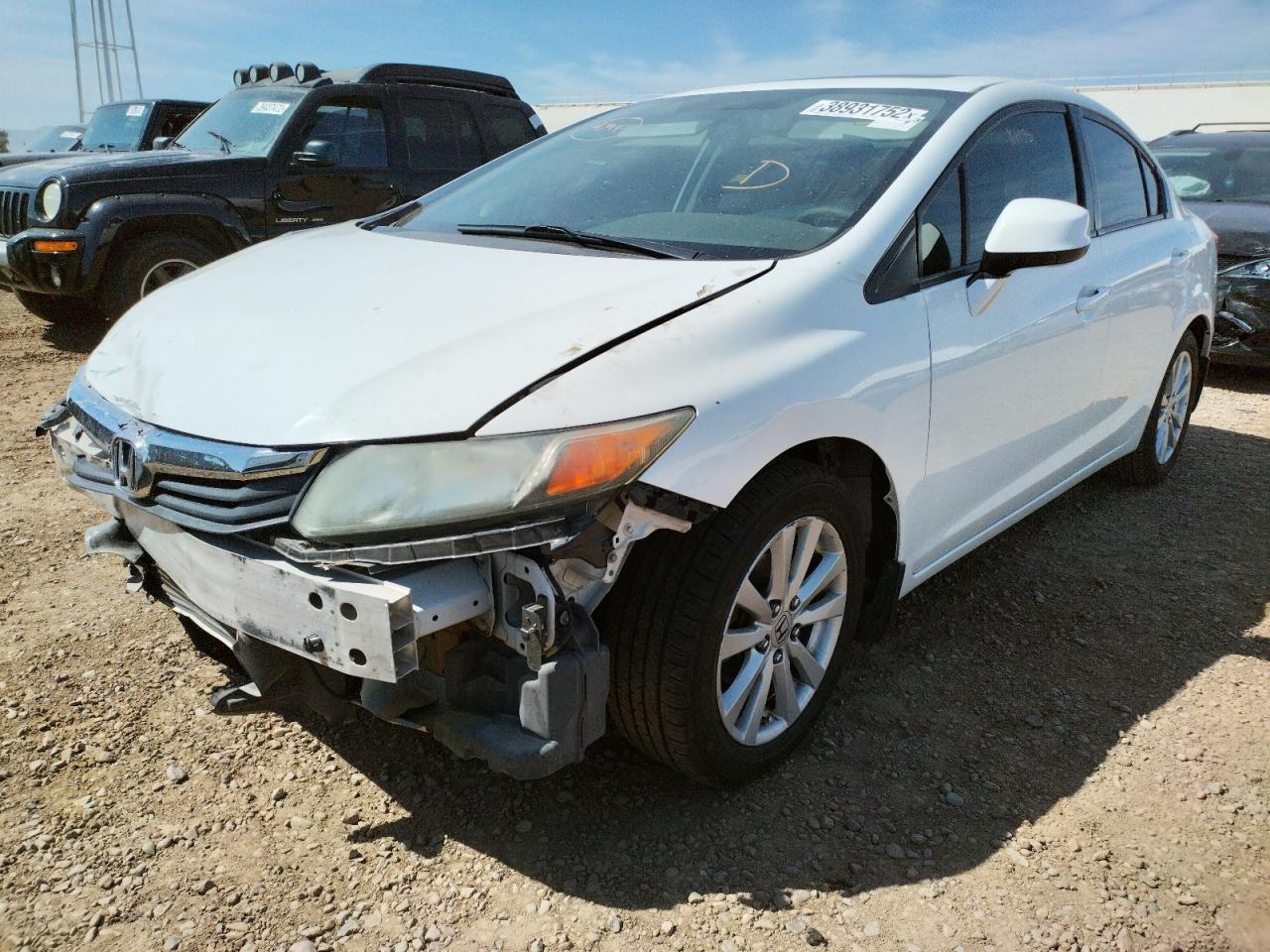 Photo 2 from auction – 2012 HONDA CIVIC EX with VIN 2HGFB2F89CH304975