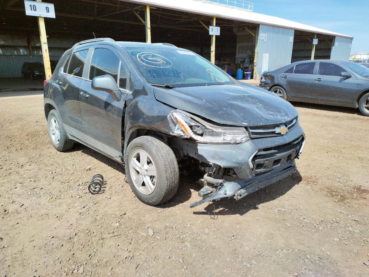 Photo 1 from auction – 2019 CHEVROLET TRAX 1LT with VIN 3GNCJLSB7KL154387
