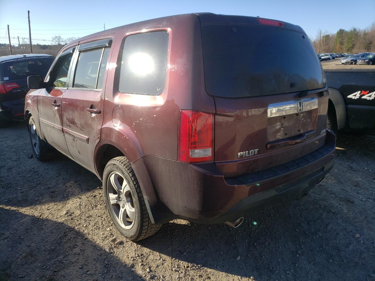 Photo 3 from auction – 2013 HONDA PILOT EXLN with VIN 5FNYF4H7XDB066413