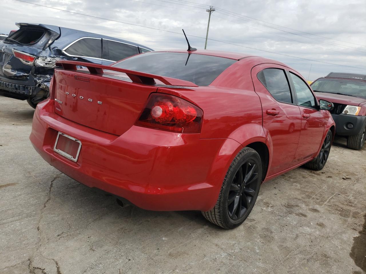 Photo 4 from auction – 2013 DODGE AVENGER SE with VIN 1C3CDZAG3DN752497
