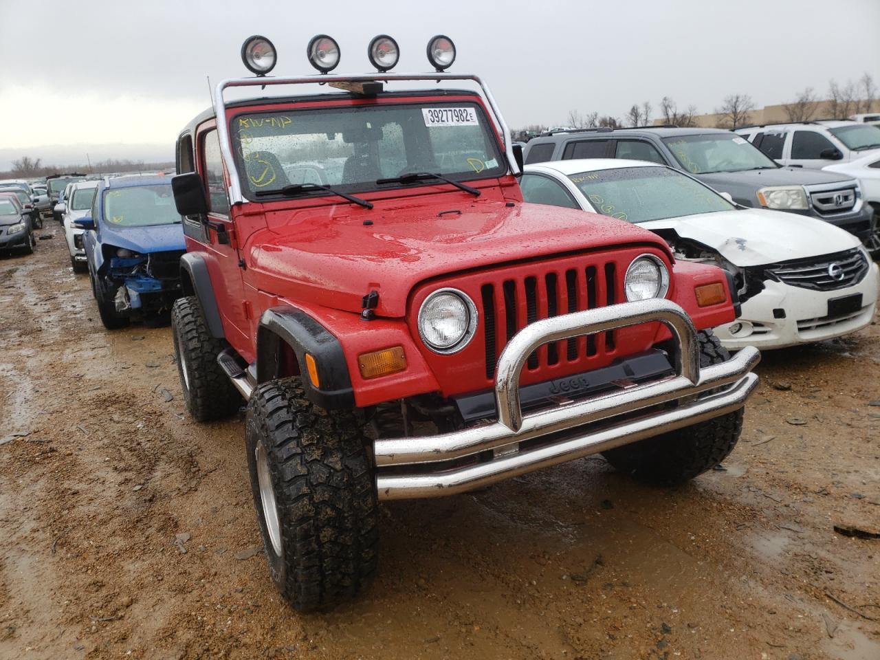 JEEP WRANGLER / 1999 with VIN 1J4FY19S8XP417455 - Photo from auction