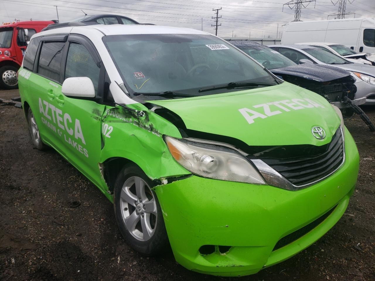 TOYOTA SIENNA LE 2011 with VIN 5TDKK3DC8BS062724 - Photo from auction