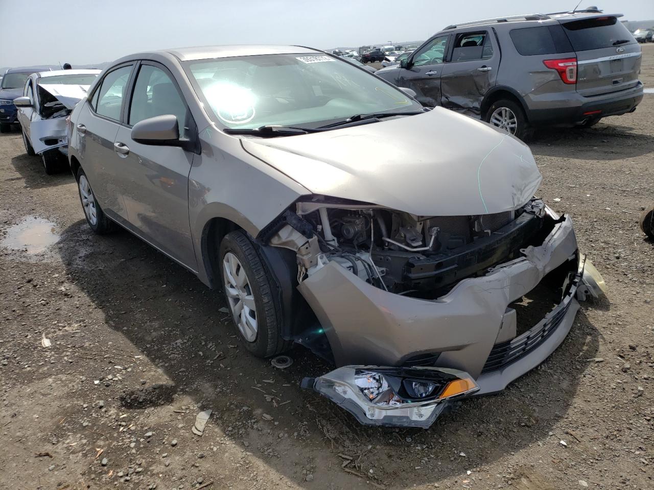 TOYOTA COROLLA L 2016 with VIN 5YFBURHE9GP471095 - Photo from auction