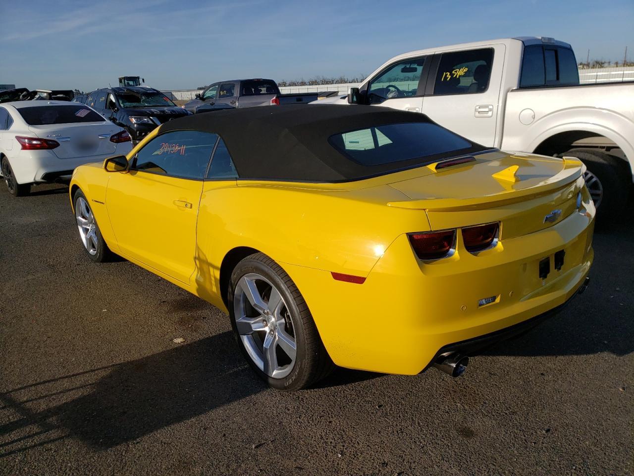 Photo 3 from auction – 2011 CHEVROLET CAMARO LT with VIN 2G1FB3DD1B9206545