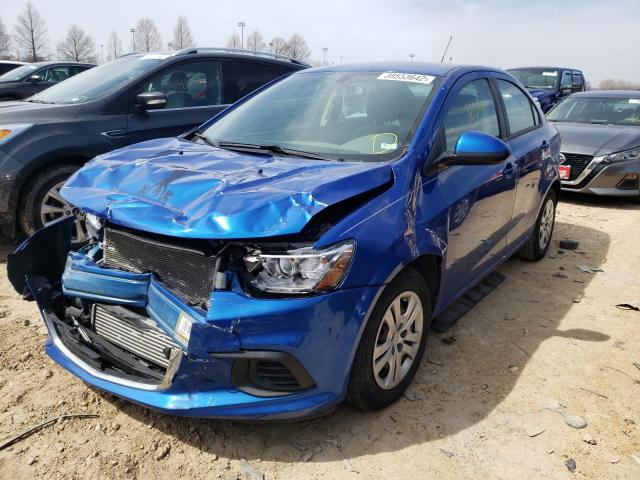 Photo 2 from auction – 2020 CHEVROLET SONIC LS with VIN 1G1JB5SB8L4101058