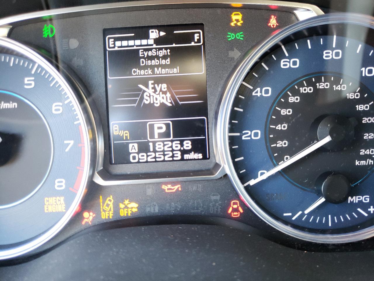 Photo 8 from auction – 2016 SUBARU CROSSTREK with VIN JF2GPADC7GH325925