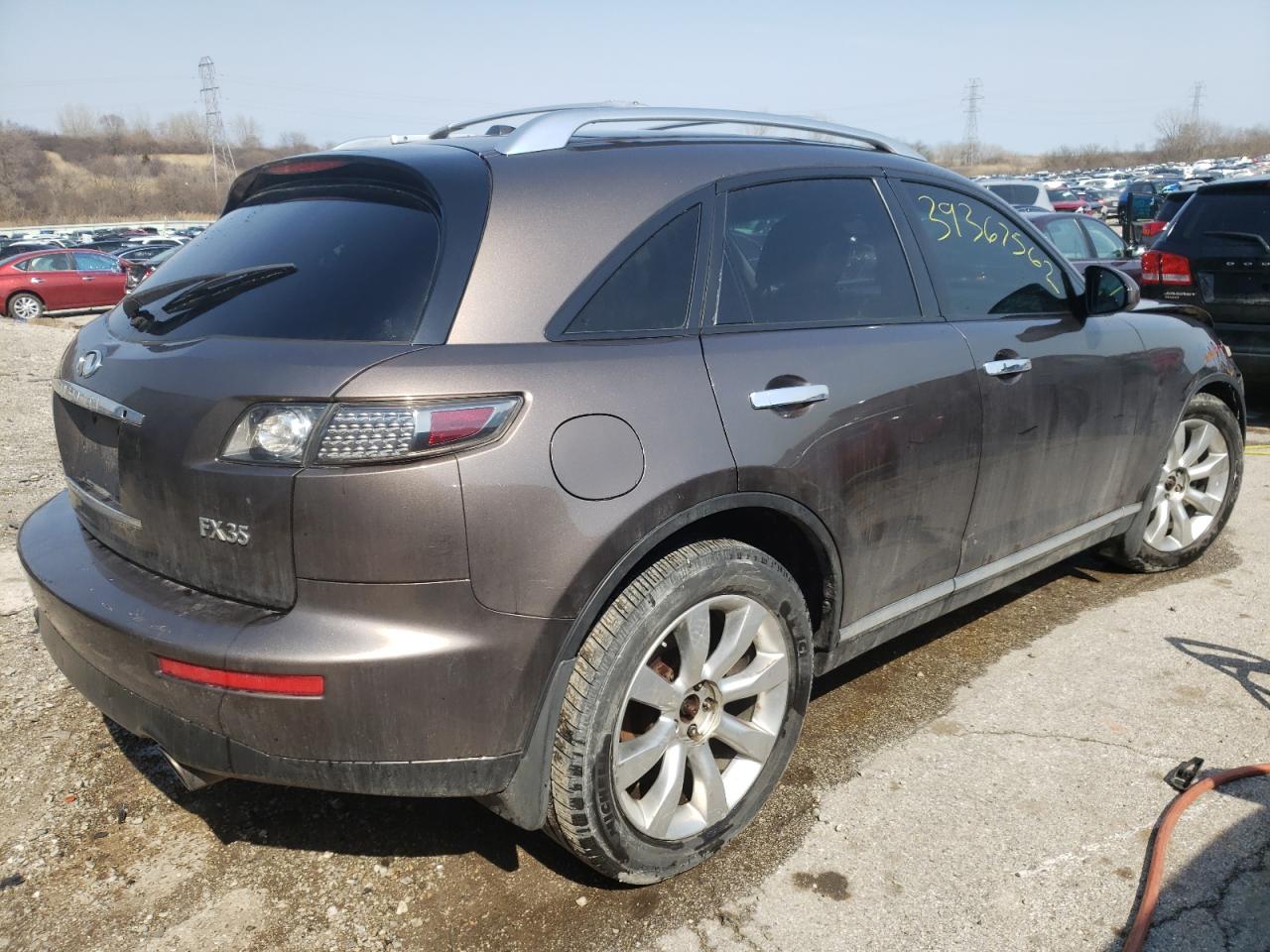 Photo 4 from auction – 2008 INFINITI FX35 with VIN JNRAS08W78X201808