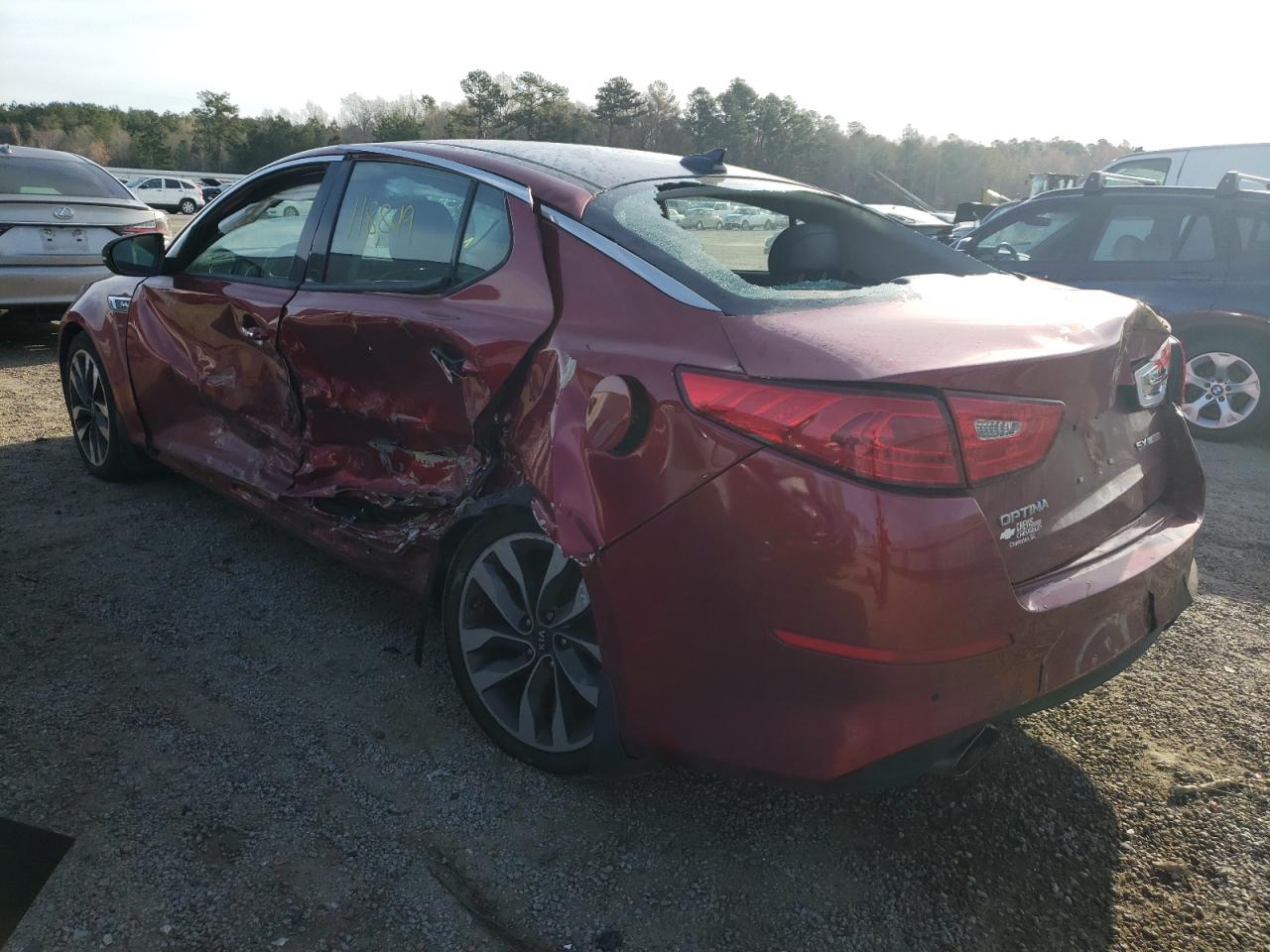 Photo 3 from auction – 2015 KIA OPTIMA SX with VIN 5XXGR4A64FG414100