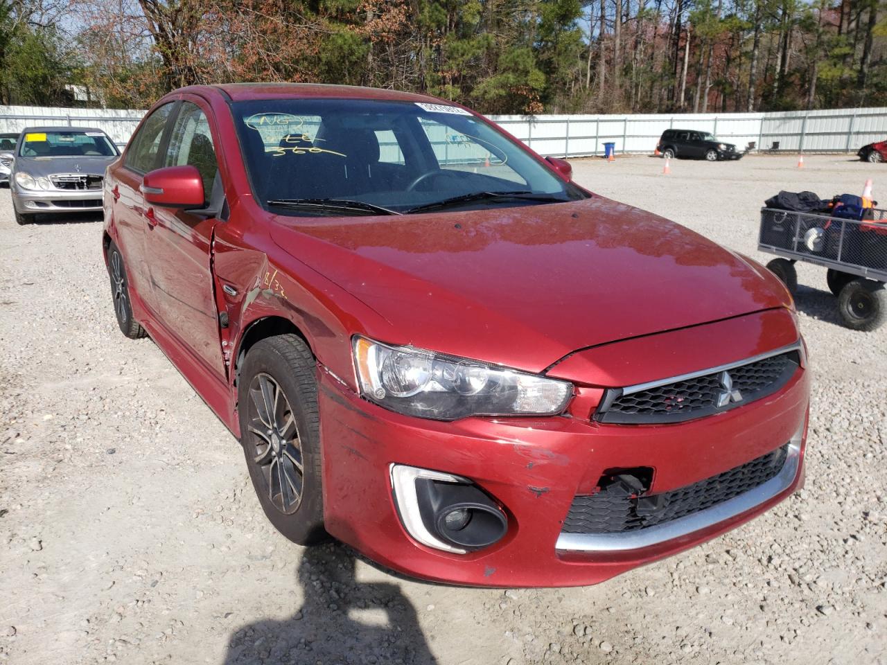 MITSUBISHI LANCER ES 2017 with VIN JA32U2FU5HU004566 - Photo from auction