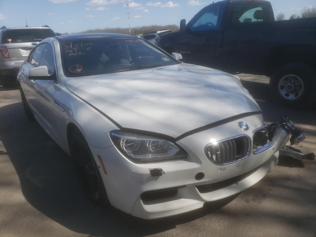 BMW 650 I 2013 with VIN WBA6B2C53DD128722 - Photo from auction