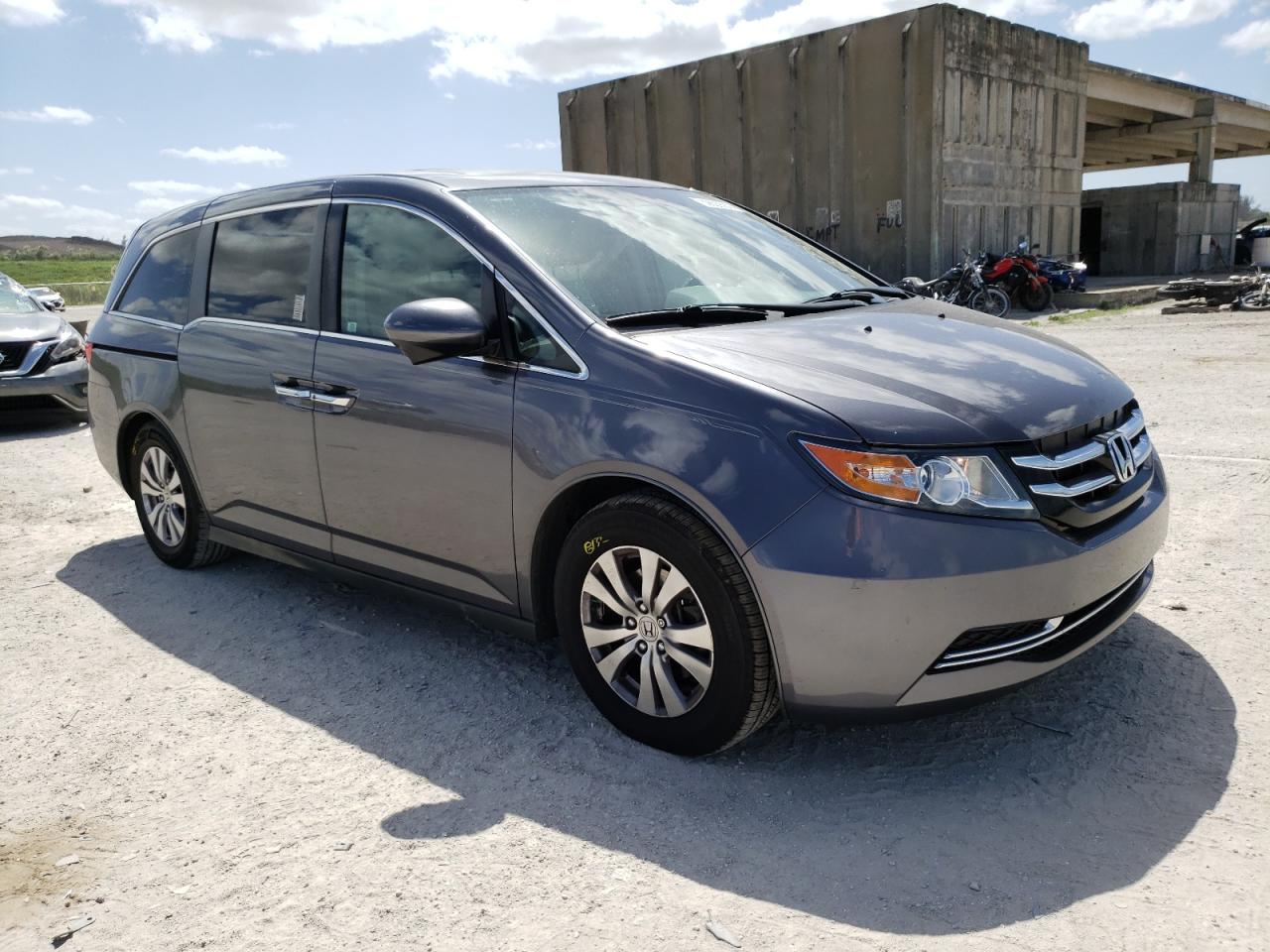 HONDA ODYSSEY EX 2015 with VIN 5FNRL5H66FB045507 - Photo from auction