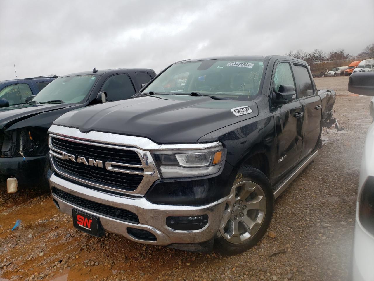 Photo 2 from auction – 2019 RAM 1500 BIG H with VIN 1C6SRFMT7KN530243