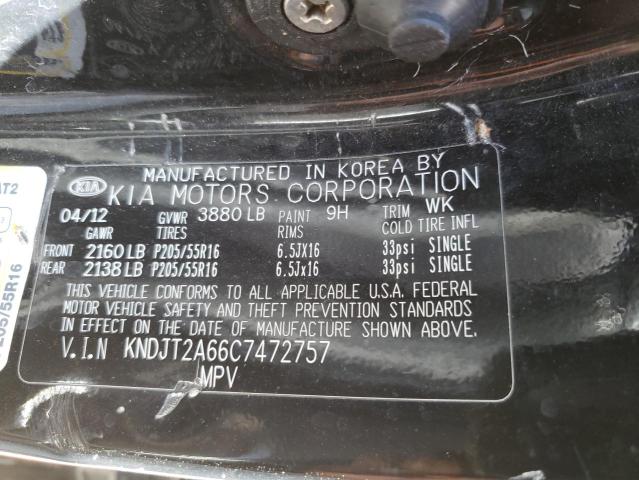 Photo 10 from auction – 2012 KIA SOUL + with VIN KNDJT2A66C7472757