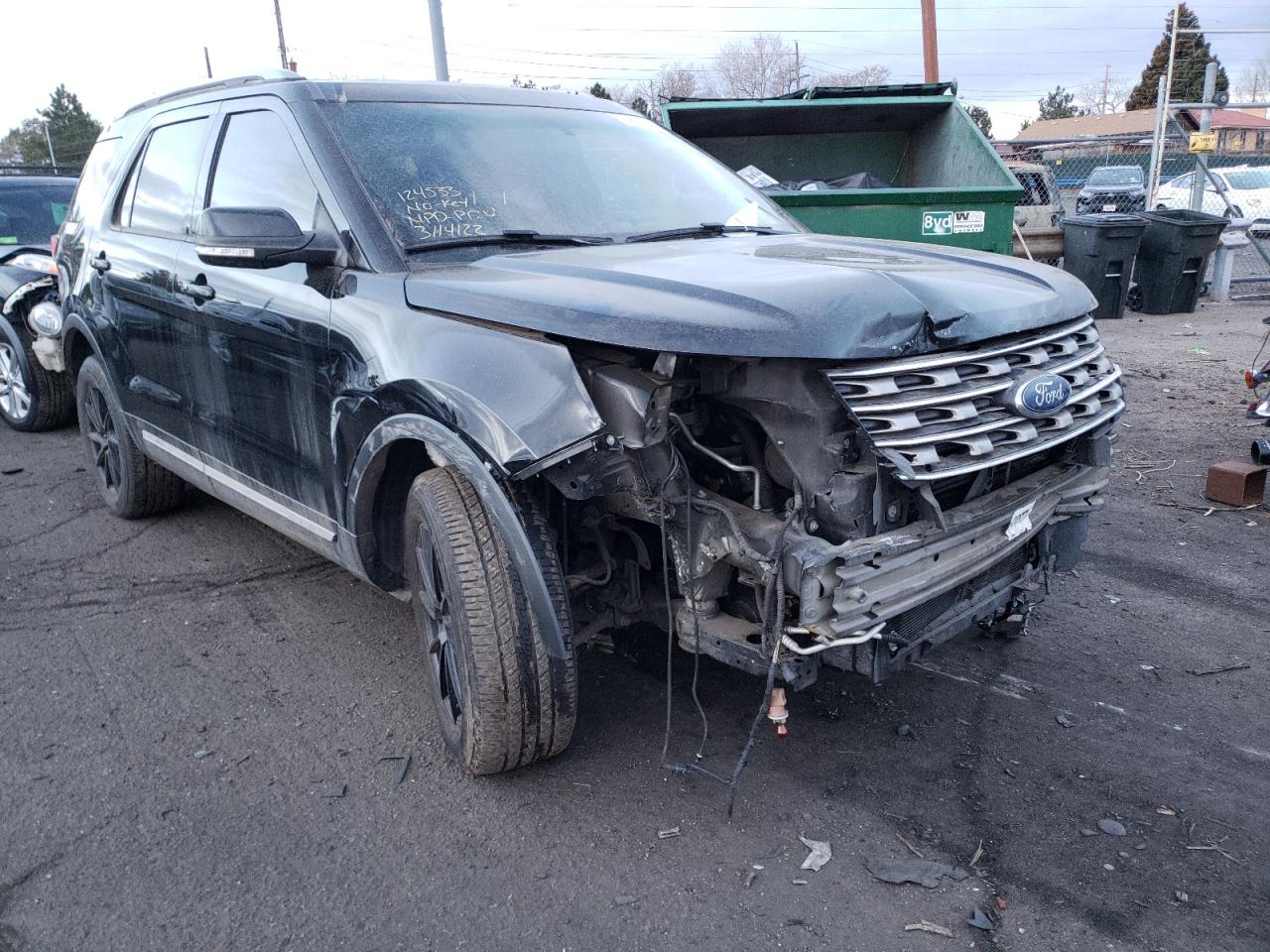 FORD EXPLORER X 2016 with VIN 1FM5K8DH9GGA85562 - Photo from auction