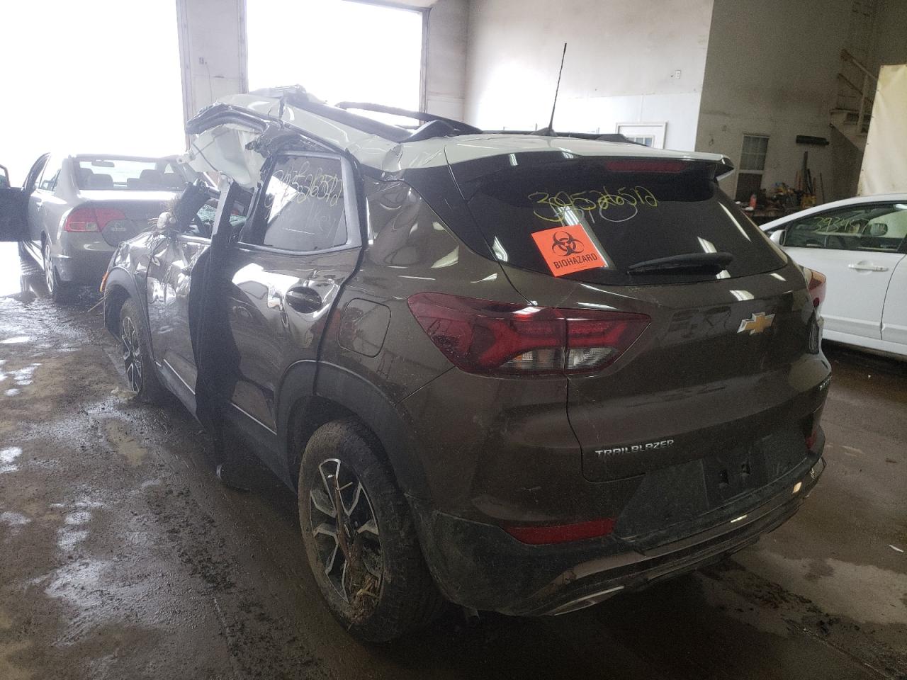 Photo 3 from auction – 2022 CHEVROLET TRAILBLAZE with VIN KL79MVSL5NB074684