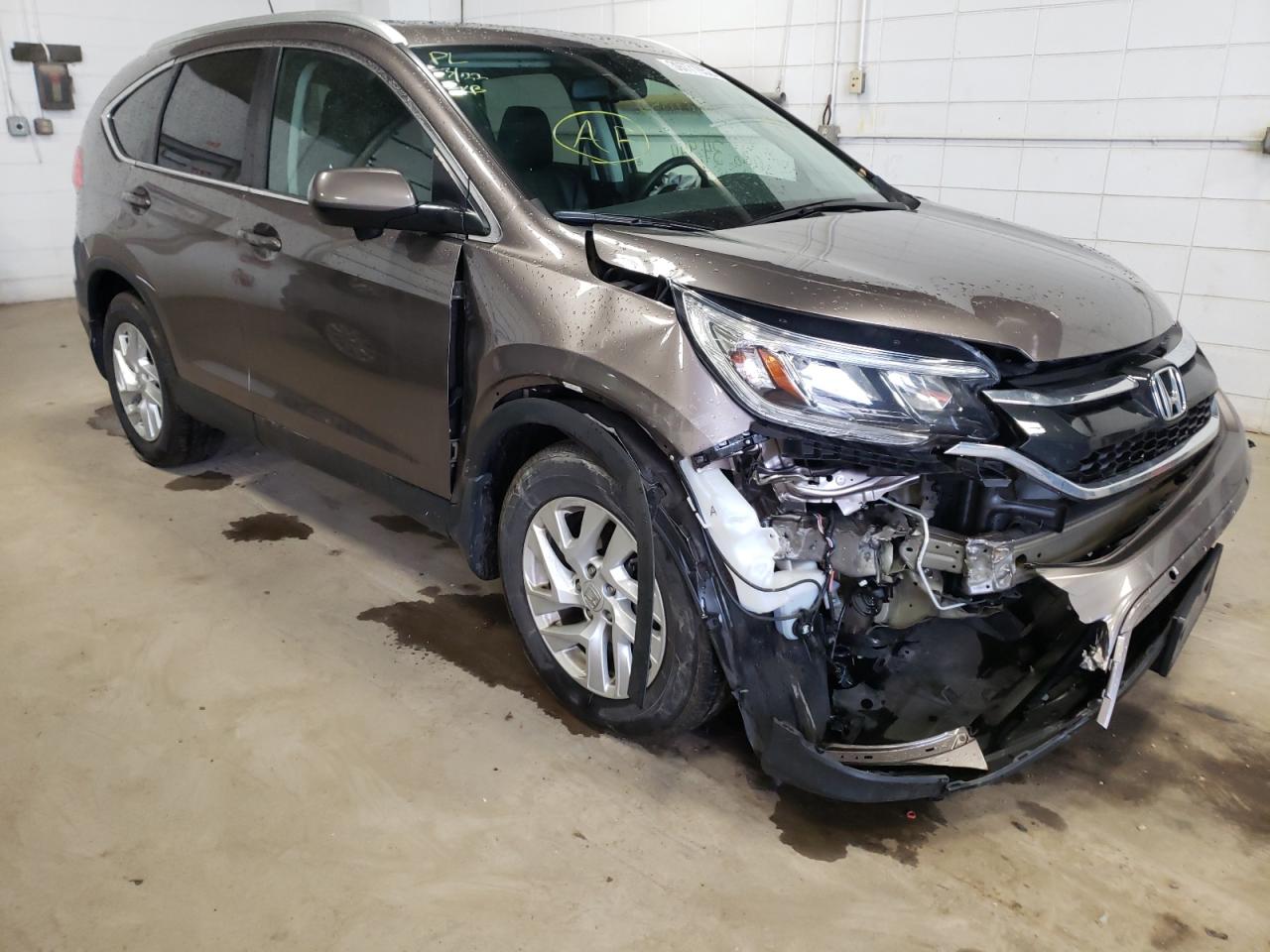 HONDA CR-V EXL 2015 with VIN 5J6RM4H79FL093476 - Photo from auction