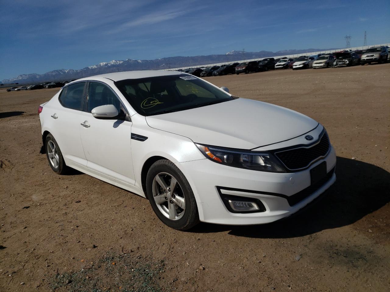 KIA OPTIMA LX 2015 with VIN KNAGM4A70F5644015 - Photo from auction