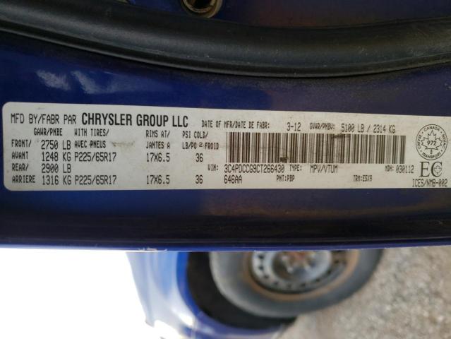 Photo 10 from auction – 2012 DODGE JOURNEY SX with VIN 3C4PDCCG9CT266430