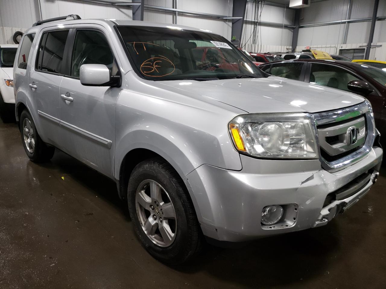 HONDA PILOT EX 2009 with VIN 5FNYF484X9B008475 - Photo from auction