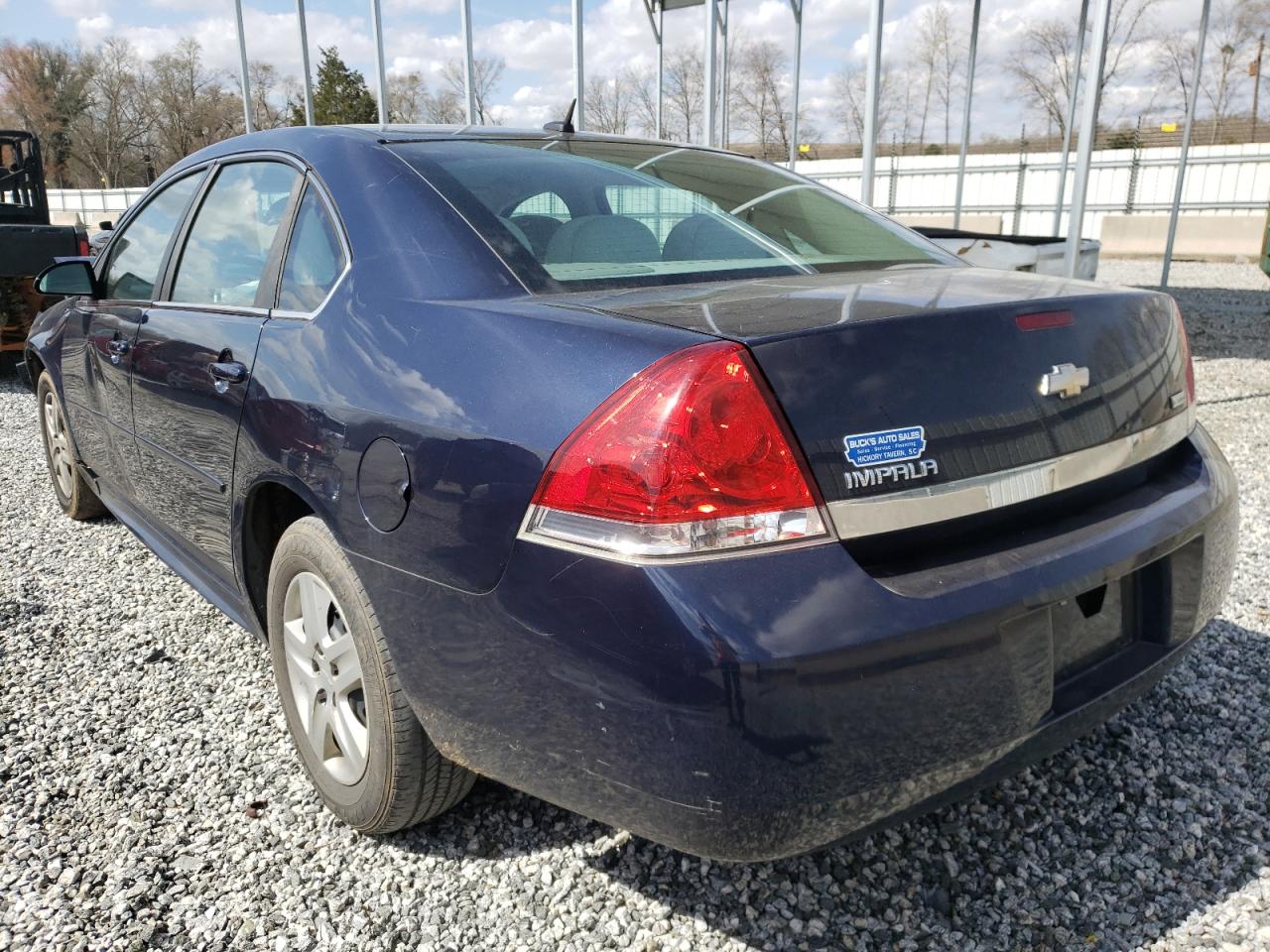 Photo 3 from auction – 2011 CHEVROLET IMPALA LS with VIN 2G1WF5EK7B1282704