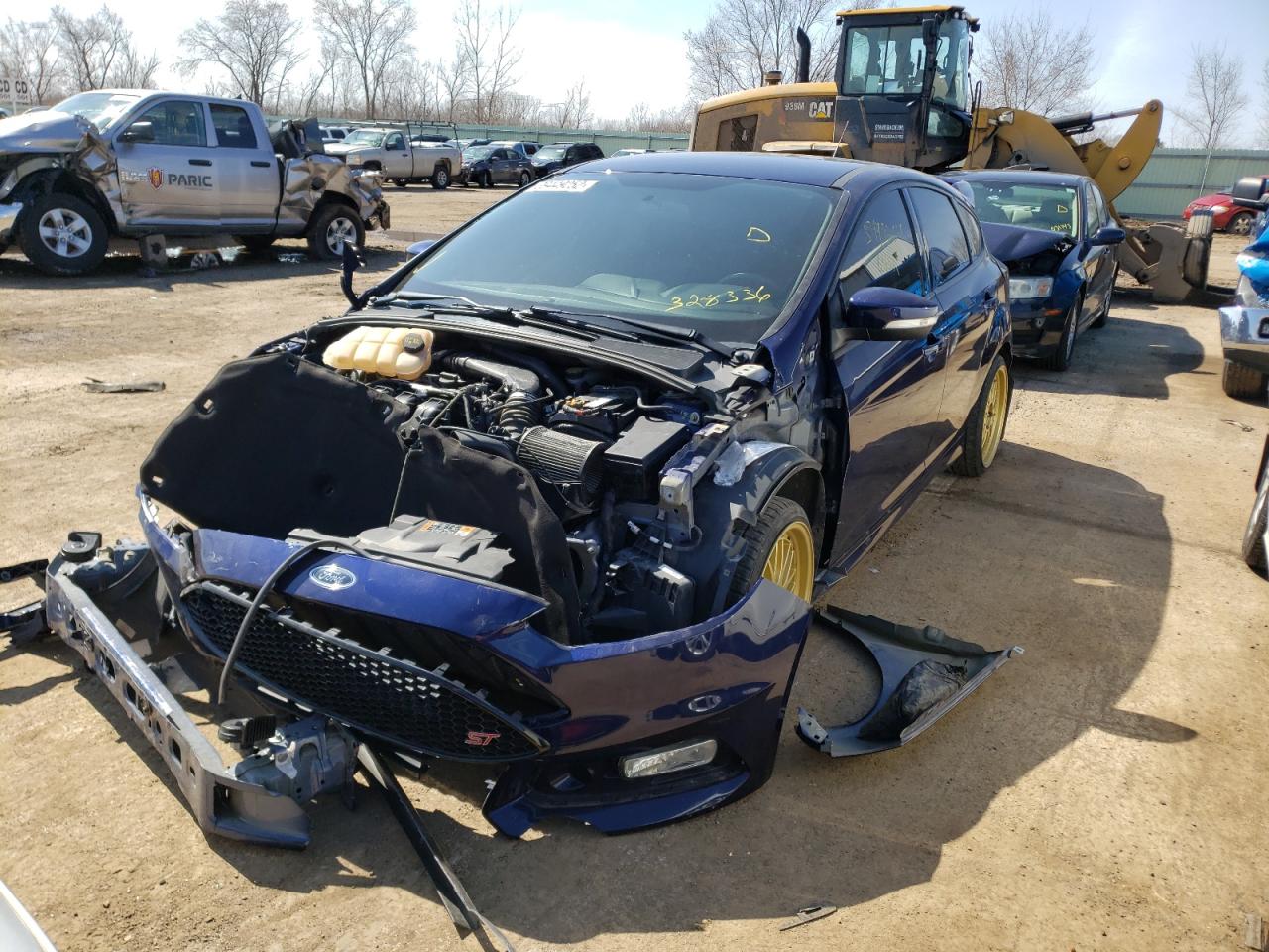 Photo 2 from auction – 2017 FORD FOCUS ST with VIN 1FADP3L94HL328336