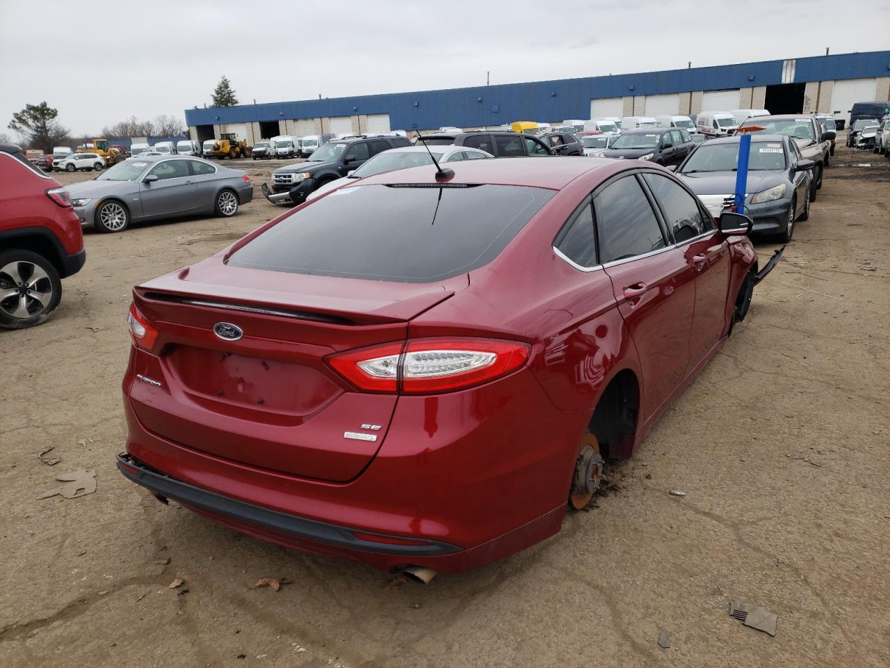 Photo 4 from auction – 2016 FORD FUSION SE with VIN 3FA6P0HDXGR373897