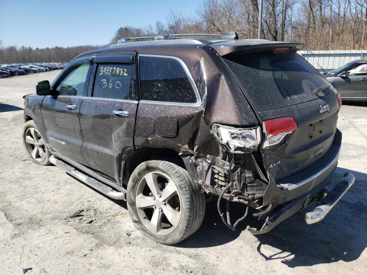 Photo 3 from auction – 2016 JEEP GRAND CHER with VIN 1C4RJFBG5GC493491