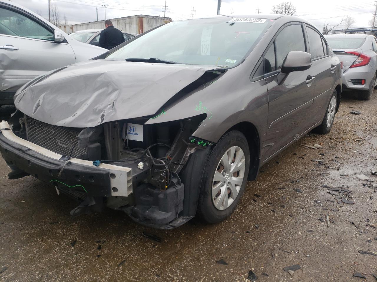 Photo 2 from auction – 2012 HONDA CIVIC LX with VIN 19XFB2F53CE032472
