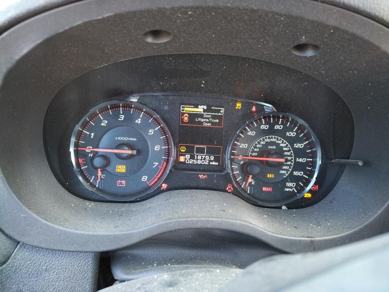 Photo 8 from auction – 2020 SUBARU WRX PREMIU with VIN JF1VA1B60L9823088