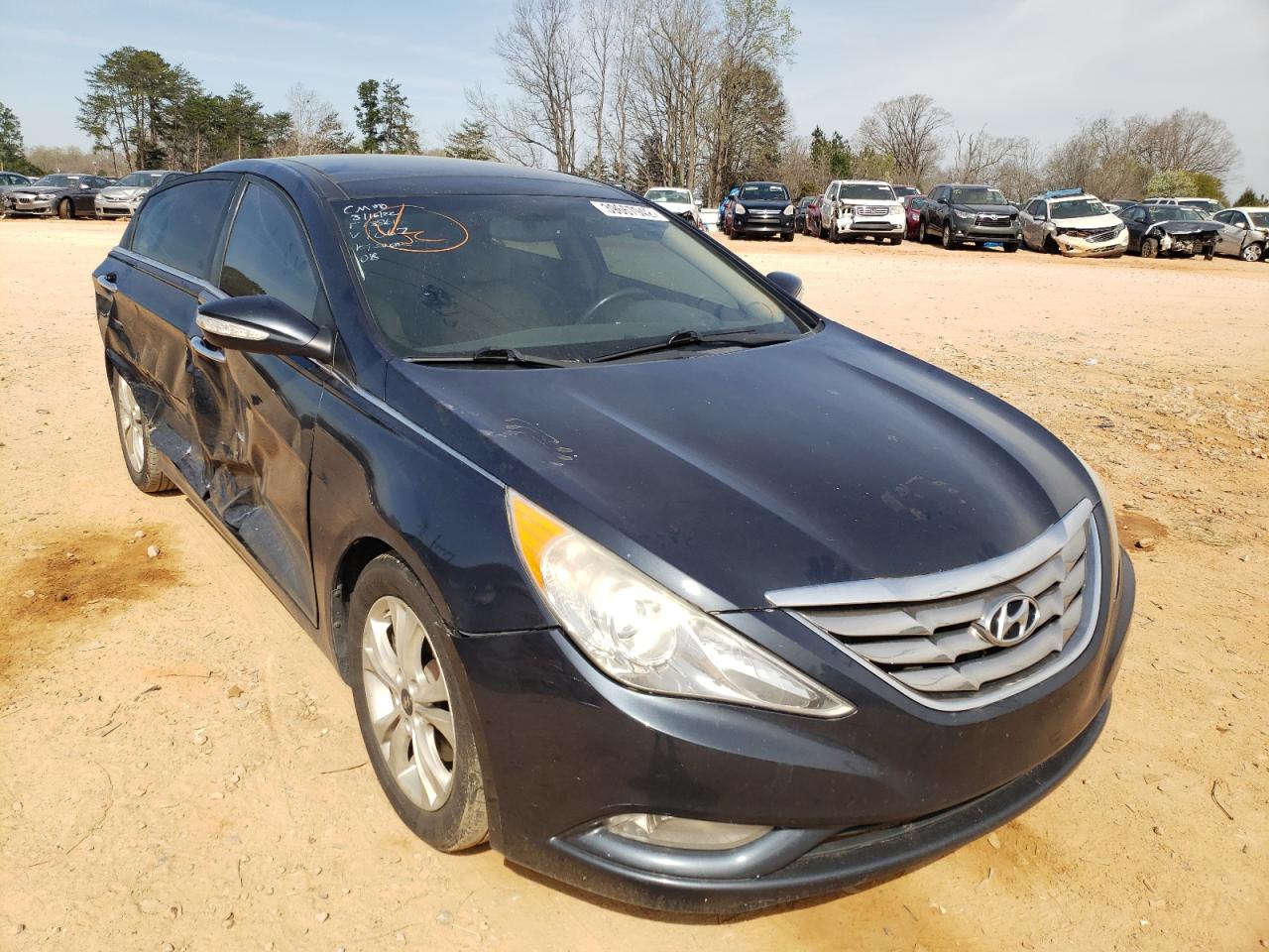 HYUNDAI SONATA SE 2012 with VIN 5NPEC4AC3CH351067 - Photo from auction