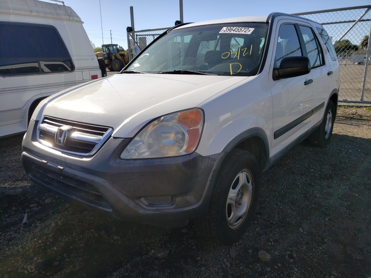 Photo 2 from auction – 2004 HONDA CR-V LX with VIN JHLRD68424C022188
