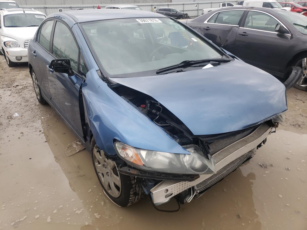 HONDA CIVIC LX 2010 with VIN 19XFA1F57AE023316 - Photo from auction