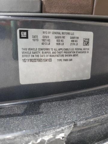 Photo 10 from auction – 2014 CHEVROLET CORVETTE S with VIN 1G1YM2D76E5104103