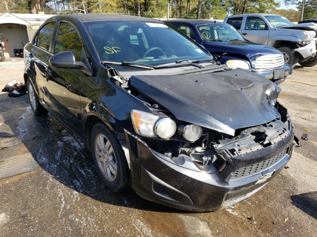CHEVROLET SONIC LT 2013 with VIN 1G1JC5SGXD4131852 - Photo from auction